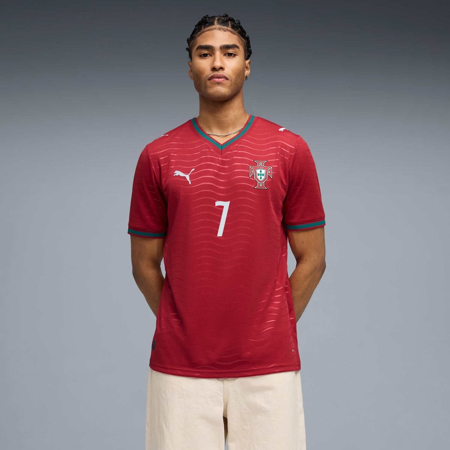 Maillot domicile Ronaldo n° 7 du Portugal 2026 - Homme