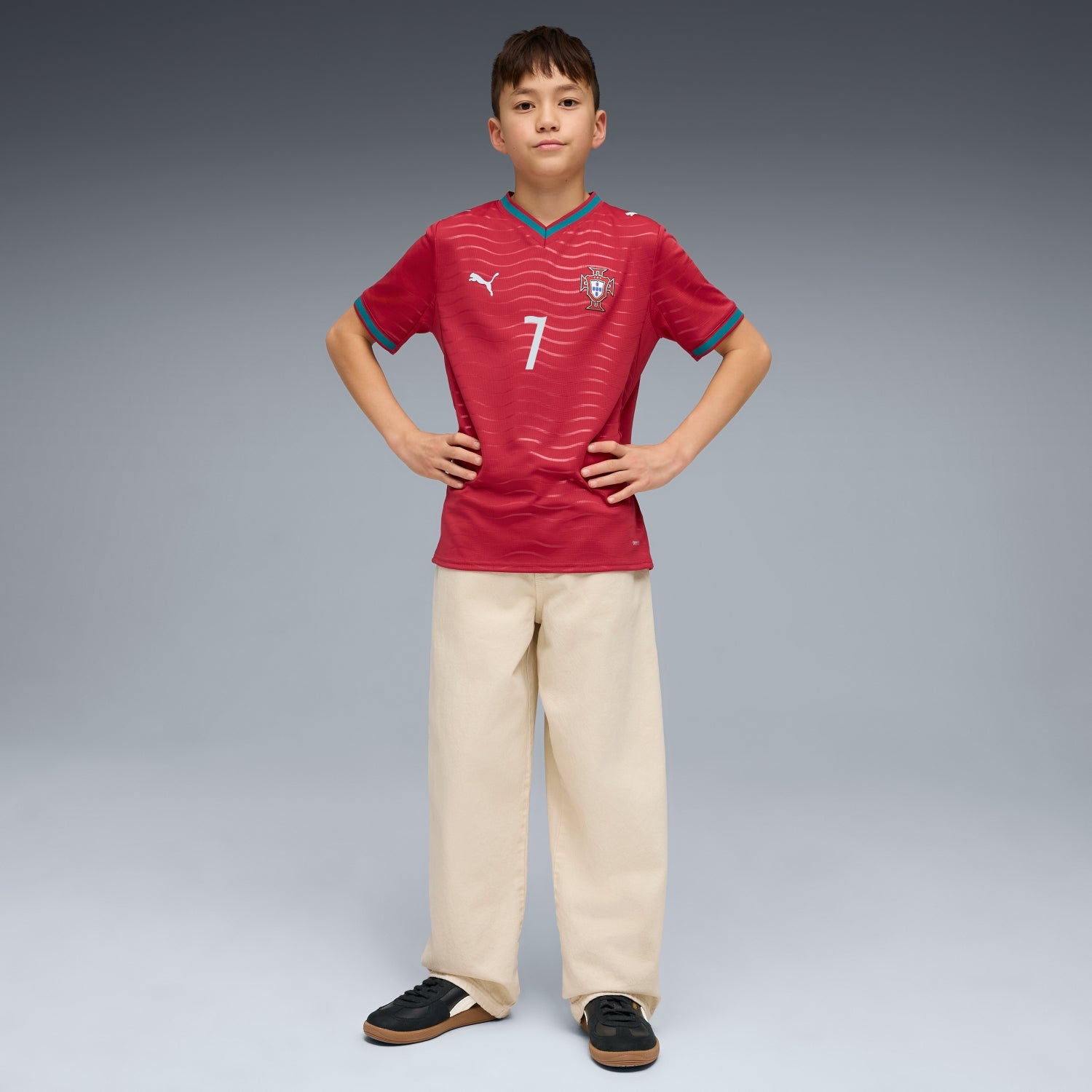 Maillot Portugal 2026 domicile Ronaldo 7 - Enfants