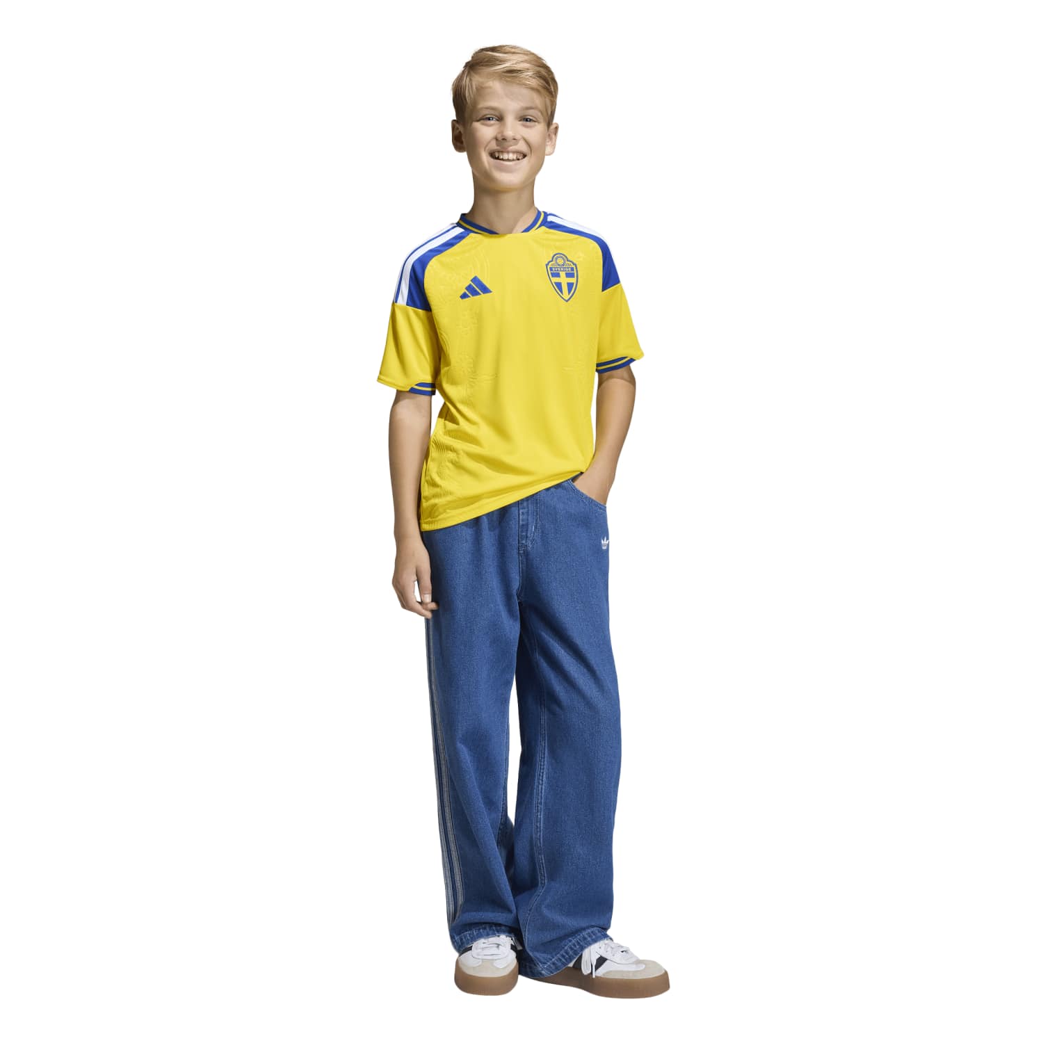 Maillot domicile de la Suède 2026 - Enfants