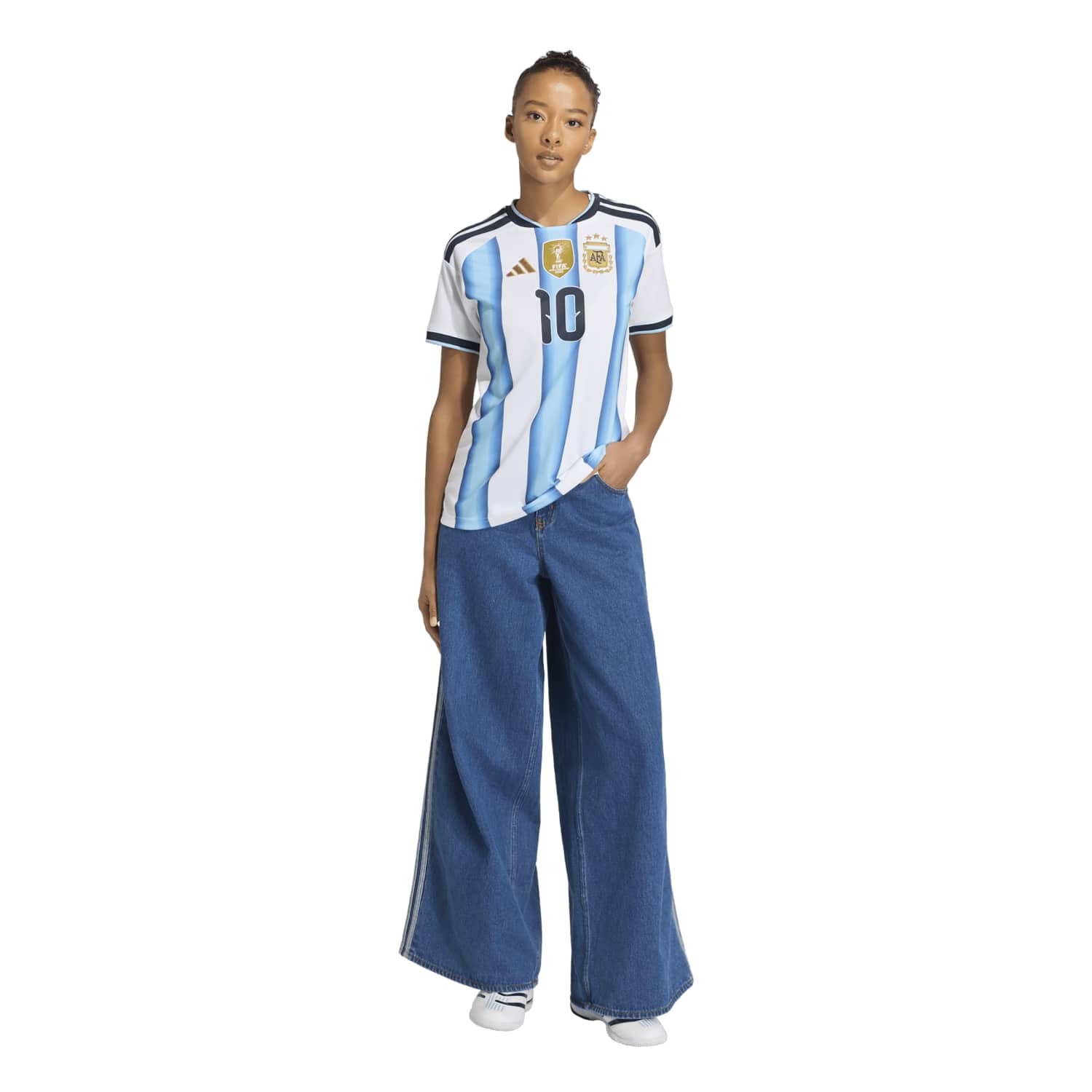 Maillot domicile Messi 10 Argentine 2026 - Femmes